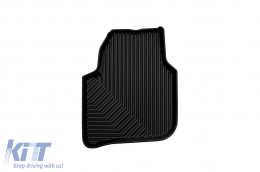 Specific rubber mats suitable for Skoda Superb 2008-2015, 4-piece set, black color-image-6226626