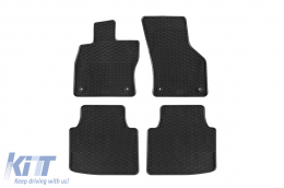 image-69-Specific rubber mats suitable for Skoda Superb after 2015, 4-piece set, black color