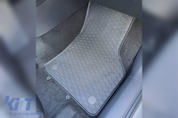 Specific rubber mats suitable for Skoda Superb after 2015, 4-piece set, black color-image-6228339