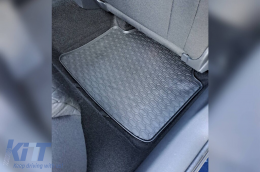 Specific rubber mats suitable for Skoda Superb after 2015, 4-piece set, black color-image-6228340