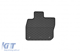 Specific rubber mats suitable for Skoda Superb, Volkswagen Passat B9 after 2024, 4-piece set, black color-image-6229505