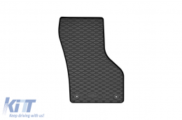 Specific rubber mats suitable for Skoda Superb, Volkswagen Passat B9 after 2024, 4-piece set, black color-image-6229506