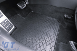 Specific rubber mats suitable for Skoda Superb, Volkswagen Passat B9 after 2024, 4-piece set, black color-image-6229508