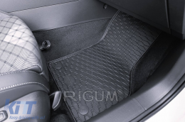 Specific rubber mats suitable for Skoda Superb, Volkswagen Passat B9 after 2024, 4-piece set, black color-image-6229509