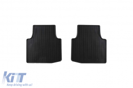 Specific rubber mats suitable for Skoda Superb III after 2015, 4-piece set, black color-image-6249381
