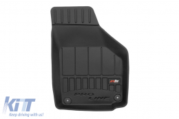 Specific rubber mats suitable for Skoda Yeti 2009-2017 from Frogum 3D ProLine series, 4-piece set, black color, with 24-month warranty-image-6220879