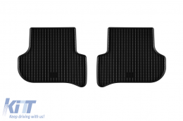 Specific rubber mats suitable for Skoda Yeti after 2009, 4-piece set, black color-image-6249070