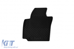 Specific rubber mats suitable for Skoda Yeti 2009-2017, 4-piece set, black color-image-6249075