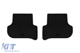 Specific rubber mats suitable for Skoda Yeti 2009-2017, 4-piece set, black color-image-6249077