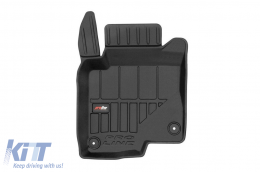 Specific rubber mats suitable for Smart ForFour 454 2004-2006, 4-piece set, black color, with 24-month warranty-image-6222989