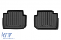 Specific rubber mats suitable for Smart ForFour 454 2004-2006, 4-piece set, black color, with 24-month warranty-image-6222991