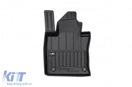 Specific rubber mats suitable for SsangYong Torres after 2022, 3-piece set, black color, with 24-month warranty-image-6222320