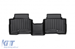 Specific rubber mats suitable for SsangYong Torres after 2022, 3-piece set, black color, with 24-month warranty-image-6222322
