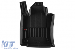 Specific rubber mats suitable for SsangYong Actyon after 2024, 3-piece set, black color, with 24-month warranty-image-6224286