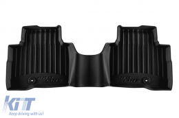 Specific rubber mats suitable for SsangYong Actyon after 2024, 3-piece set, black color, with 24-month warranty-image-6224288