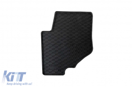 Specific rubber mats suitable for Ssangyong Rexton after 2018, Musso after 2019, 4-piece set, black color-image-6229363