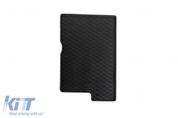 Specific rubber mats suitable for Ssangyong Rexton after 2018, Musso after 2019, 4-piece set, black color-image-6229364