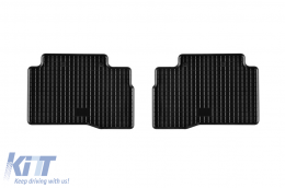 Specific rubber mats suitable for Ssangyong Tivoli after 2015, Grand Tivoli after 2021, 4-piece set, black color-image-6250037