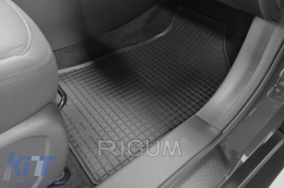 Specific rubber mats suitable for Ssangyong Tivoli after 2015, Grand Tivoli after 2021, 4-piece set, black color-image-6250039