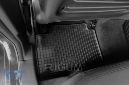 Specific rubber mats suitable for Ssangyong Tivoli after 2015, Grand Tivoli after 2021, 4-piece set, black color-image-6250040