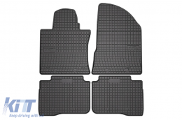 Specific rubber mats suitable for SsangYong Torres after 2022, 4-piece set, black color - ABFMS6023998