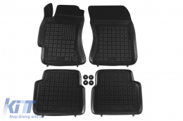 image-75-Specific rubber mats suitable for Subaru Forester 2008-2013, 4-piece set, black color