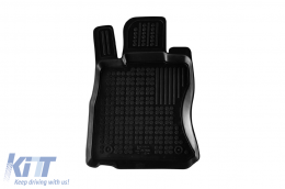 Specific rubber mats suitable for Subaru Forester after 2018, 4-piece set, black color-image-6216505