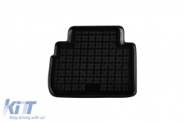 Specific rubber mats suitable for Subaru Forester after 2018, 4-piece set, black color-image-6216507