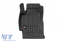 Specific rubber mats suitable for Subaru Forester 2008-2013, 4-piece set, black color, with 24-month warranty-image-6221627