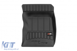 Specific rubber mats suitable for Subaru Forester 2008-2013, 4-piece set, black color, with 24-month warranty-image-6221628