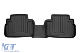 Specific rubber mats suitable for Subaru Forester after 2019, 4-piece set, black color, with 24-month warranty-image-6223590