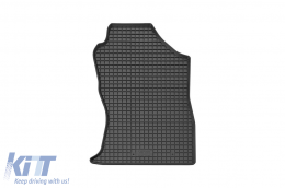 Specific rubber mats suitable for Subaru Impreza, XV after 2018, Impreza E-Boxer, XV E-Boxer after 2020, 4-piece set, black color-image-6249733