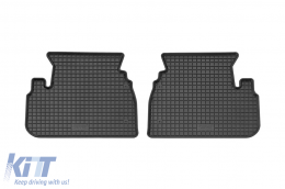 Specific rubber mats suitable for Subaru Impreza, XV after 2018, Impreza E-Boxer, XV E-Boxer after 2020, 4-piece set, black color-image-6249734