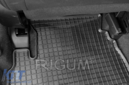 Specific rubber mats suitable for Subaru Impreza, XV after 2018, Impreza E-Boxer, XV E-Boxer after 2020, 4-piece set, black color-image-6249737