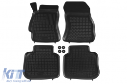 image-76-Specific rubber mats suitable for Subaru Legacy, Outback 2009-2014, Outback after 2014, 4-piece set, black color