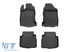 Specific rubber mats suitable for Subaru Legacy, Subaru Outback after 2020, 4-piece set, black color, with 24-month warranty - ABFMS6017947