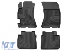 Specific rubber mats suitable for Subaru Legacy, Outback 2003-2009, 4-piece set, black color - ABFMS6018507