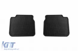 Specific rubber mats suitable for Subaru Legacy, Outback after 2004, 4-piece set, black color-image-6228764