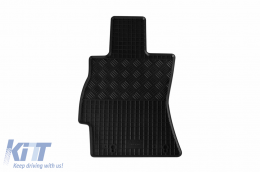 Specific rubber mats suitable for Subaru Legacy, Outback after 2009, Forester after 2013, Outback after 2015, 4-piece set, black color-image-6248952