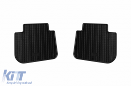 Specific rubber mats suitable for Subaru Legacy, Outback after 2009, Forester after 2013, Outback after 2015, 4-piece set, black color-image-6248954