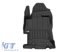 Specific rubber mats suitable for Subaru XV II after 2018, 4-piece set, black color, with 24-month warranty-image-6223236