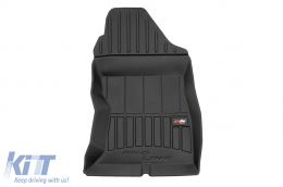 Specific rubber mats suitable for Subaru XV II after 2018, 4-piece set, black color, with 24-month warranty-image-6223237