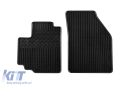 Specific rubber mats suitable for Suzuki Alto after 2010, 4-piece set, black color-image-6248963