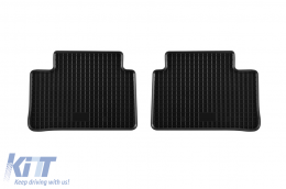 Specific rubber mats suitable for Suzuki Alto after 2010, 4-piece set, black color-image-6248964