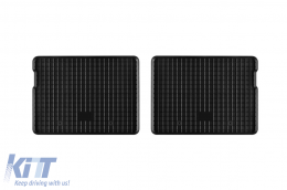 Specific rubber mats suitable for Suzuki Celerio after 2015, 4-piece set, black color-image-6249528