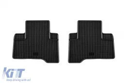 Specific rubber mats suitable for Suzuki Grand Vitara after 2005, 4-piece set, black color-image-6228769