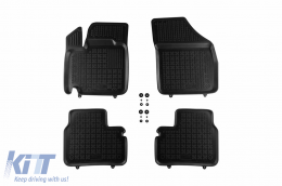 Specific rubber mats suitable for Suzuki Ignis after 2016, 4-piece set, black color - ABFMS6016438