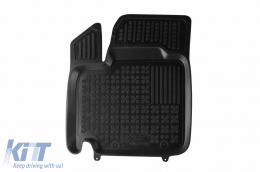 Specific rubber mats suitable for Suzuki Ignis after 2016, 4-piece set, black color-image-6216273