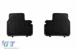 Specific rubber mats suitable for Suzuki Ignis after 2016, 4-piece set, black color-image-6216275