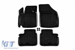 image-47-Specific rubber mats suitable for Suzuki Ignis Hybrid after 2019, 4-piece set, black color
